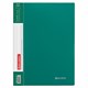 Папка на 2 кольцах BRAUBERG "Стандарт", 25 мм, зеленая, до 170 листов, 0,8 мм, 221613 221613