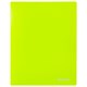 Папка на 2 кольцах BRAUBERG "Neon", 25 мм, внутренний карман, неоновая, зеленая, до 170 листов, 0,7 мм, 227456 227456