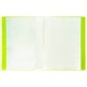 Папка 40 вкладышей BRAUBERG "Neon", 25 мм, неоновая, зеленая, 700 мкм, 227452 227452