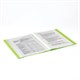 Папка 40 вкладышей BRAUBERG "Neon", 25 мм, неоновая, зеленая, 700 мкм, 227452 227452
