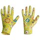 Перчатки полиэфирные САДОВЫЕ цветные, 1 пара, 15 класс, 33-35 г, размер 8, нитрильный латекс, сад 608692