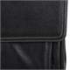 Портфель из натуральной кожи, 38х27х12 см, 2 отделения, замок с ключом, черный, 2-237 240365