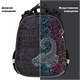 Ранец BRAUBERG LUMINOUS, 2 отделения, с брелоком, "Scorpio", СВЕТЯЩИЙСЯ РИСУНОК, 38х29х16 см, 271368 271368