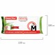 Салфетки влажные, 50 шт., АНТИБАКТЕРИАЛЬНЫЕ, с экстрактом бамбука, ОФИСМАГ, 125962 125962