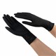 Перчатки нитриловые сверхпрочные с текстурой SFM MEGA TEX BLACK 25 пар (50 штук), размер S (малый) 631400