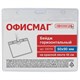 Бейдж горизонтальный (60х90 мм), на красной ленте 45 см, ОФИСМАГ, 235704 235704