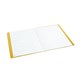 Папка с  20  прозрачными вкладышами "Консул", А4, пластик 0,55мм Цвет: желтый К0123