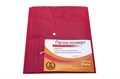 Папка-конверт с кнопкой, "Консул" А4, до 100 листов, красная, 0,15 мм К0076