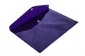 Папка-конверт с кнопкой, "Консул" А4, до 100 листов, фиолетовая, 0,15 мм К0075