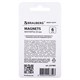 Магниты СУПЕРМОЩНЫЕ НЕОДИМОВЫЕ 20 мм (МАЛОГО ДИАМЕТРА), НАБОР 6 шт., серые, BRAUBERG "HEAVY DUTY", 237485 237485