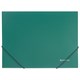 Папка на резинках BRAUBERG, стандарт, зеленая, до 300 листов, 0,5 мм, 221621 221621