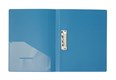 Папка с боковым металлическим прижимом и внутренним карманом Консул, до 100 л., 0,7 мм, синяя К0250