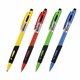 Ручка шариковая автоматическая с грипом STAFF "BP-16 Neon", СИНЯЯ, ассорти, линия письма 0,35 мм, 143750 143750 - фото 269651