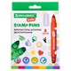 Фломастеры-штампы двусторонние FUNNY STAMPS, 8 цветов, BRAUBERG KIDS, картонная коробка с европодвесом, 152179 152179 - фото 270337