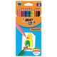 Карандаши цветные BIC "Tropicolors", 12 цветов, шестигранные, 83256610 180458 - фото 270609