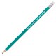Карандаш чернографитный STAFF EVERYDAY BLP-963, 1 шт., НВ, с ластиком, пластиковый, зеленый корпус, 180963 180963 - фото 270653