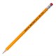 Карандаш чернографитный STAFF EVERYDAY BLP-724, 1 шт., НВ, с ластиком, корпус желтый, 181724 181724 - фото 270775