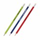 Карандаш чернографитный STAFF Basic BLP-744, 1 шт., НВ, с ластиком, пластик, корпус ассорти, 181744 181744 - фото 270777