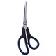 Ножницы BRAUBERG Soft Grip, 190 мм, черно-синие, резиновые вставки, 3-х сторонняя заточка, 230762 230762 - фото 273029