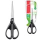 Ножницы MAPED Essentials Green, 170 мм, черные, картонная упаковка с европодвесом 232004 - фото 273194