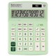 Калькулятор настольный BRAUBERG EXTRA PASTEL-12-LG (206x155 мм), 12 разрядов, двойное питание, МЯТНЫЙ, 250488 250488 - фото 274065