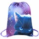 Мешок для обуви BRAUBERG PREMIUM, карман, подкладка, светоотражайка, 43х33 см, Anime cat, 272421 272421 - фото 274783