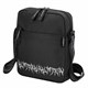 Сумка на плечо HEIKKI COMPACT (ХЕЙКИ) с карманом, черная с принтом, 23х17х5 см, 272629 272629 - фото 274928