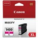 Картридж струйный CANON (PGI-1400XLМ) МВ2040/МВ2340, пурпурный, оригинальный, ресурс 900 стр., 9203B001 362106 - фото 276478