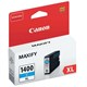 Картридж струйный CANON (PGI-1400XLС) МВ2040/МВ2340, голубой, оригинальный, ресурс 900 стр., 9202B001 362108 - фото 276480