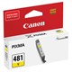 Картридж струйный CANON (CLI-481Y) для PIXMA TS704/TS6140, желтый, ресурс 257 страниц, оригинальный, 2100C001 363215 - фото 277052