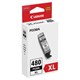 Картридж струйный CANON (PGI-480PGBK XL) для PIXMA TS704 / TS6140, пигмент черный, ресурс 400 страниц, оригинальный, 2023C001 363216 - фото 277053