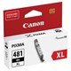 Картридж струйный CANON (CLI-481BK XL) для PIXMA TS704/TS6140, черный, ресурс 3998 страниц, оригинальный, 2047C001 363217 - фото 277054