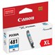 Картридж струйный CANON (CLI-481C XL) для PIXMA TS704 / TS6140, голубой, ресурс 515 страниц, оригинальный, 2044C001 363218 - фото 277055