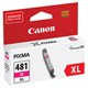 Картридж струйный CANON (CLI-481M XL) для PIXMA TS704 / TS6140, пурпурный, ресурс 474 страницы, оригинальный, 2045C001 363219 - фото 277056