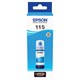 Чернила EPSON 115 (C13T07D24A) для СНПЧ L8160/L8180, голубые, объем 70 мл, ОРИГИНАЛЬНЫЕ 364020 - фото 277693