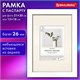 Рамка 21х30 см с паспарту 13х18 см небьющаяся, багет 26 мм МДФ, BRAUBERG "Ambassador", белая, 391366 391366 - фото 278181