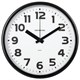Часы настенные TROYKATIME (TROYKA) 91900945, круг, белые, черная рамка, 23х23х4 см 452286 - фото 278826