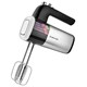 Миксер BRAYER BR1302, 800 Вт, 5 скоростей, 2 венчика, 2 крюка для теста, черный/серебро 456089 - фото 279124