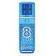 Флеш-диск 8 GB, SMARTBUY Glossy, USB 2.0, синий, SB8GBGS-B 512178 - фото 279779