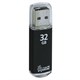 Флеш-диск 32 GB, SMARTBUY V-Cut, USB 2.0, металлический корпус, черный, SB32GBVC-K 512186 - фото 279785