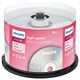 Диски DVD-R PHILIPS, 4,7 Гб 16x Cake Box (упаковка на шпиле), КОМПЛЕКТ 50 шт, DM4S6B50F/97 514197 - фото 280176
