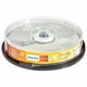 Диски CD-R PHILIPS, 700 Мб 52x Cake Box (упаковка на шпиле) КОМПЛЕКТ 10 шт, CR7D5SB10/97 514199 - фото 280177