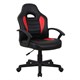 Кресло компьютерное BRABIX "Spark GM-201", экокожа, черное/красное, 532503 532503 - фото 280681