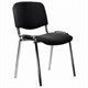 Стул STAFF "Iso Lite CF-008", хром, ткань черная (С-11), 532565 532565 - фото 280722