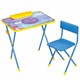 Комплект детской мебели голубой КОСМОС: стол + стул, пенал, BRAUBERG NIKA KIDS, 532634 532634 - фото 280745