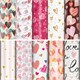 Бумага упаковочная подарочная мелованная Love Story, 70x100 см, 10 дизайнов ассорти, ЗОЛОТАЯ СКАЗКА, 591916 591916 - фото 281080