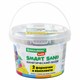 Песок для лепки кинетический BRAUBERG KIDS, изумрудный, 500 г, 2 формочки, ведерко, 665092 665092 - фото 285191