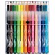 Набор для творчества MAPED "Color'Peps Kit": 12 фломастеров, 15 цветных карандашей, футляр, 897412 666328 - фото 285264