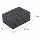 Губки для посуды BIG BLACK 95х70х35 мм КОМПЛЕКТ 10 шт., КРУПНОПОРИСТЫЙ поролон/абразив LAIMA, 608650 608650