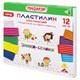 Пластилин классический ПИФАГОР ЭНИКИ-БЕНИКИ СУПЕР, 12 цветов, 240 грамм, стек, 106429 106429 - фото 286384